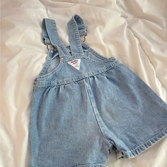 Vintage OshKosh shortalls with pink label 18M - Picture 4 of 5